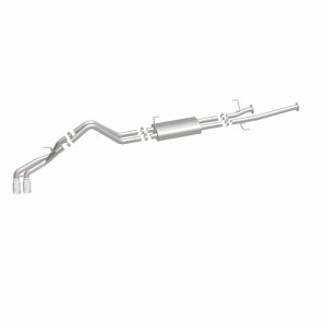 Toyota Tundra Performance Exhaust - Dual Same Side Behind Passenger Rear Tire - Magnaflow - Street Series Cat-Back, 15306 - Polished - `14-`21