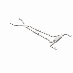 INFINITI Q50 Performance Exhaust - Rear - Magnaflow - Cat Back, Dual Split Rear Exit, Street Series - Polished - `14-`24