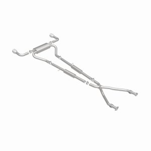 INFINITI Q50 Performance Exhaust - Rear - Magnaflow - Cat Back, Dual Split Rear Exit, Street Series - Polished - `14-`24