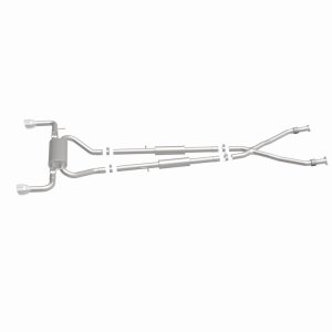 INFINITI Q50 Performance Exhaust - Rear - Magnaflow - Cat Back, Dual Split Rear Exit, Street Series - Polished - `14-`24