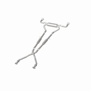 INFINITI Q50 Performance Exhaust - Rear - Magnaflow - Cat Back, Dual Split Rear Exit, Street Series - Polished - `14-`24