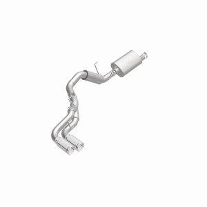 Ram 2500 Performance Exhaust - Dual Same Side Behind Passenger Rear Tire - Magnaflow - Cat Back Street Series - Polished - `14-`25