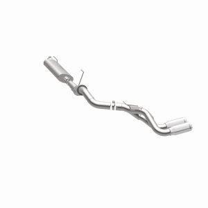 Ram 2500 Performance Exhaust - Dual Same Side Behind Passenger Rear Tire - Magnaflow - Cat Back Street Series - Polished - `14-`25