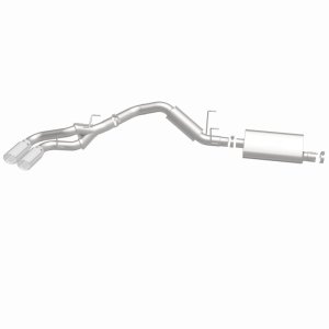 Ram 2500 Performance Exhaust - Dual Same Side Behind Passenger Rear Tire - Magnaflow - Cat Back Street Series - Polished - `14-`25