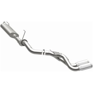 Ram 2500 Performance Exhaust - Dual Same Side Behind Passenger Rear Tire - Magnaflow - Cat Back Street Series - Polished - `14-`25