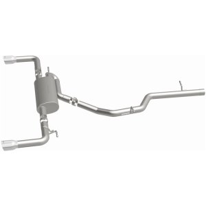 Audi A3 Quattro Performance Exhaust - Dual Split Rear Exit - Magnaflow - Touring Cat-Back - Polished - `15-`20