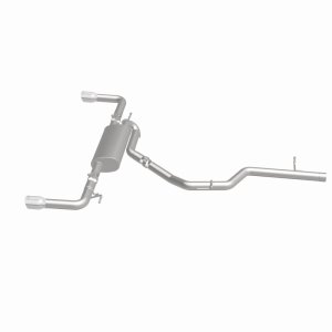 Audi A3 Quattro Performance Exhaust - Dual Split Rear Exit - Magnaflow - Touring Cat-Back - Polished - `15-`20