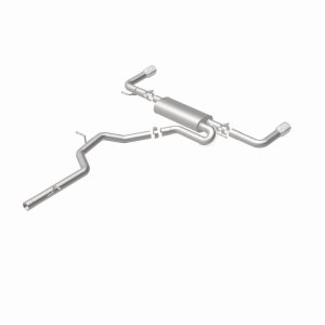 Audi A3 Quattro Performance Exhaust - Dual Split Rear Exit - Magnaflow - Touring Cat-Back - Polished - `15-`20