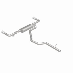 Audi A3 Quattro Performance Exhaust - Dual Split Rear Exit - Magnaflow - Touring Cat-Back - Polished - `15-`20