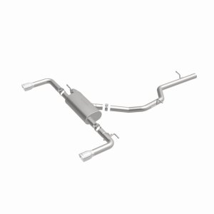Audi A3 Quattro Performance Exhaust - Dual Split Rear Exit - Magnaflow - Touring Cat-Back - Polished - `15-`20