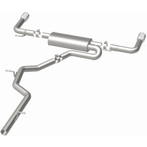 Audi A3 Quattro Performance Exhaust - Dual Split Rear Exit - Magnaflow - Touring Cat-Back - Polished - `15-`20