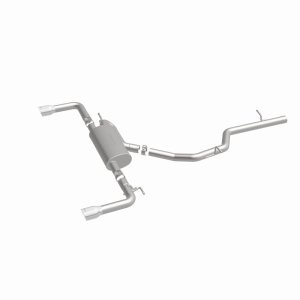 Audi A3 Quattro Performance Exhaust - Dual Split Rear Exit - Magnaflow - Touring Cat-Back - Polished - `15-`20