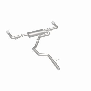 Audi A3 Quattro Performance Exhaust - Dual Split Rear Exit - Magnaflow - Touring Cat-Back - Polished - `15-`20