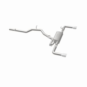 Audi A3 Quattro Performance Exhaust - Dual Split Rear Exit - Magnaflow - Touring Cat-Back - Polished - `15-`20