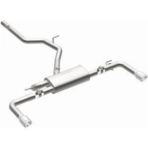 Audi A3 Quattro Performance Exhaust - Dual Split Rear Exit - Magnaflow - Touring Cat-Back - Polished - `15-`20