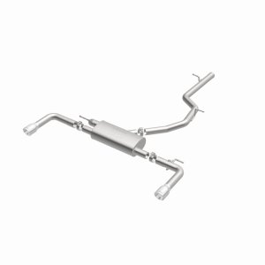 Audi A3 Quattro Performance Exhaust - Dual Split Rear Exit - Magnaflow - Touring Cat-Back - Polished - `15-`20