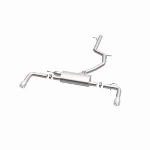 Audi A3 Quattro Performance Exhaust - Dual Split Rear Exit - Magnaflow - Touring Cat-Back - Polished - `15-`20