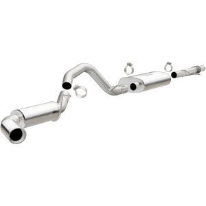 Chevrolet Suburban Performance Exhaust - Single Passenger Side Rear - Magnaflow - Street Series Cat Back - Polished - 2015