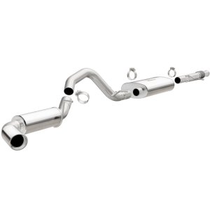 GMC Yukon Performance Exhaust - Single Passenger Side Rear - Magnaflow - Street Series Cat Back - Polished - 2015