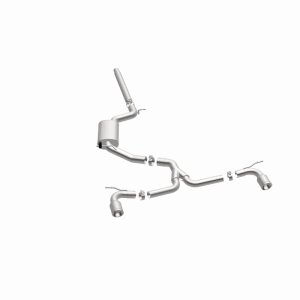 Volkswagen GTI Performance Exhaust - Magnaflow - Cat Back, Dual Split Rear Exit - Polished - `15-`17