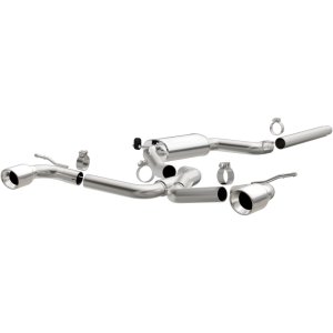 Volkswagen GTI Performance Exhaust - Magnaflow - Cat Back, Dual Split Rear Exit - Polished - `15-`17