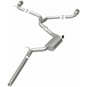Volkswagen GTI Performance Exhaust - Magnaflow - Cat Back, Dual Split Rear Exit - Polished - `15-`17