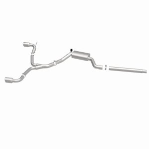 Volkswagen GTI Performance Exhaust - Magnaflow - Cat Back, Dual Split Rear Exit - Polished - `15-`17