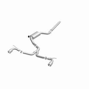 Volkswagen GTI Performance Exhaust - Magnaflow - Cat Back, Dual Split Rear Exit - Polished - `15-`17