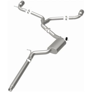 Volkswagen GTI Performance Exhaust - Magnaflow - Cat Back, Dual Split Rear Exit - Polished - `15-`17