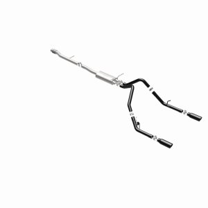 GMC Sierra Performance Exhaust - Magnaflow - Cat Back, Street Series - Black - `14-`15