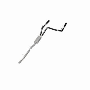 Chevrolet Silverado Performance Exhaust - Rear - Magnaflow - Street Series Black Cat-Back - Black - `10-`13