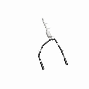 Chevrolet Silverado Performance Exhaust - Rear - Magnaflow - Street Series Black Cat-Back - Black - `10-`13