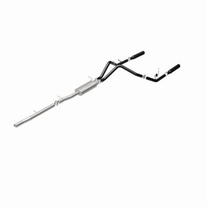 Chevrolet Silverado Performance Exhaust - Rear - Magnaflow - Street Series Black Cat-Back - Black - `10-`13