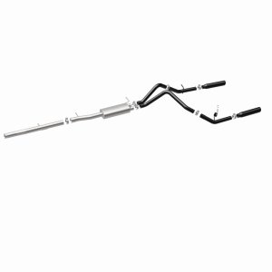 Chevrolet Silverado Performance Exhaust - Rear - Magnaflow - Street Series Black Cat-Back - Black - `10-`13