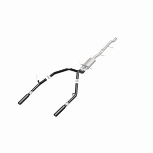 Chevrolet Silverado Performance Exhaust - Rear - Magnaflow - Street Series Black Cat-Back - Black - `10-`13