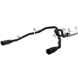 Dodge Ram 1500 Performance Exhaust - Dual Spilt Rear Exit - Magnaflow - Street Series Cat Back - Black - `09-`15