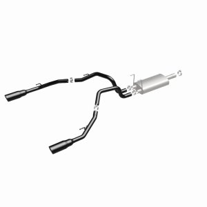 Dodge Ram 1500 Performance Exhaust - Dual Spilt Rear Exit - Magnaflow - Street Series Cat Back - Black - `09-`15