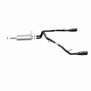 Dodge Ram 1500 Performance Exhaust - Dual Spilt Rear Exit - Magnaflow - Street Series Cat Back - Black - `09-`15