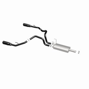 Dodge Ram 1500 Performance Exhaust - Dual Spilt Rear Exit - Magnaflow - Street Series Cat Back - Black - `09-`15