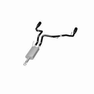 Dodge Ram 1500 Performance Exhaust - Dual Spilt Rear Exit - Magnaflow - Street Series Cat Back - Black - `09-`15