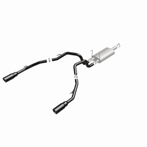 Dodge Ram 1500 Performance Exhaust - Dual Spilt Rear Exit - Magnaflow - Street Series Cat Back - Black - `09-`15