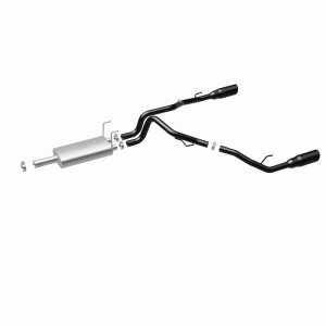 Dodge Ram 1500 Performance Exhaust - Dual Spilt Rear Exit - Magnaflow - Street Series Cat Back - Black - `09-`15
