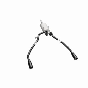 Dodge Ram 1500 Performance Exhaust - Dual Spilt Rear Exit - Magnaflow - Street Series Cat Back - Black - `09-`15