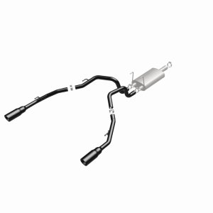 Dodge Ram 1500 Performance Exhaust - Dual Spilt Rear Exit - Magnaflow - Street Series Cat Back - Black - `09-`15
