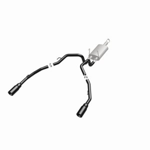 Dodge Ram 1500 Performance Exhaust - Dual Spilt Rear Exit - Magnaflow - Street Series Cat Back - Black - `09-`15