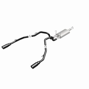 Dodge Ram 1500 Performance Exhaust - Dual Spilt Rear Exit - Magnaflow - Street Series Cat Back - Black - `09-`15