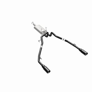Dodge Ram 1500 Performance Exhaust - Dual Spilt Rear Exit - Magnaflow - Street Series Cat Back - Black - `09-`15