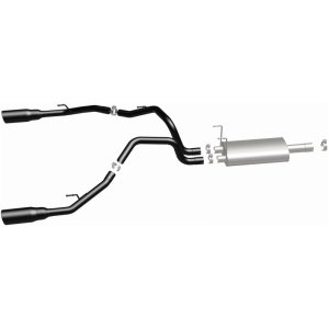 Dodge Ram 1500 Performance Exhaust - Dual Spilt Rear Exit - Magnaflow - Street Series Cat Back - Black - `09-`15