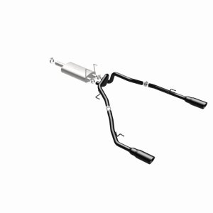 Dodge Ram 1500 Performance Exhaust - Dual Spilt Rear Exit - Magnaflow - Street Series Cat Back - Black - `09-`15