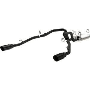 Dodge Ram 1500 Performance Exhaust - Dual Spilt Rear Exit - Magnaflow - Street Series Cat Back - Black - `09-`15